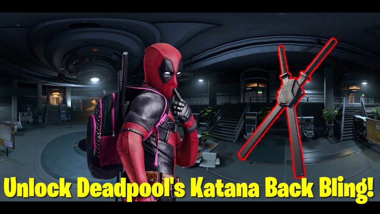 Fortnite Unlock Deadpool's Katana Back Bling! YouTube