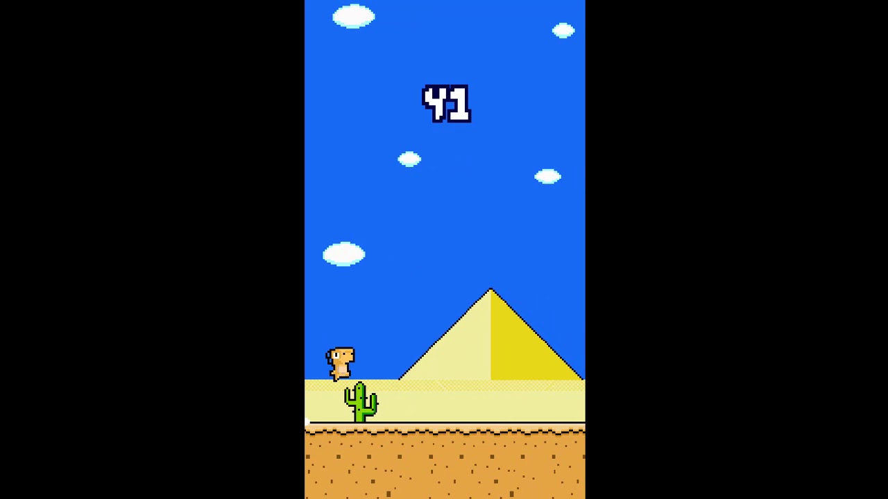 Pixilart - Dino run game ending by Goofball