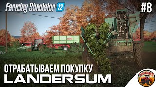 👩‍🦰 УБИРАЕМ СВЕКЛУ И ЗАРАБАТЫВАЕМ | Landersum | Farming Simulator 22 | Эпизод 8