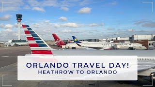 Orlando Travel Day | Economy with Virgin Atlantic | Walt Disney World & Universal Vlogs Sept. 2023