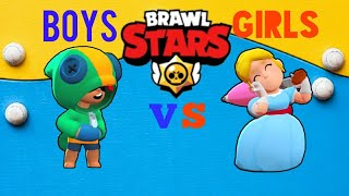 Brawl Stars-EPIC BOYS VS GIRLS gameplay