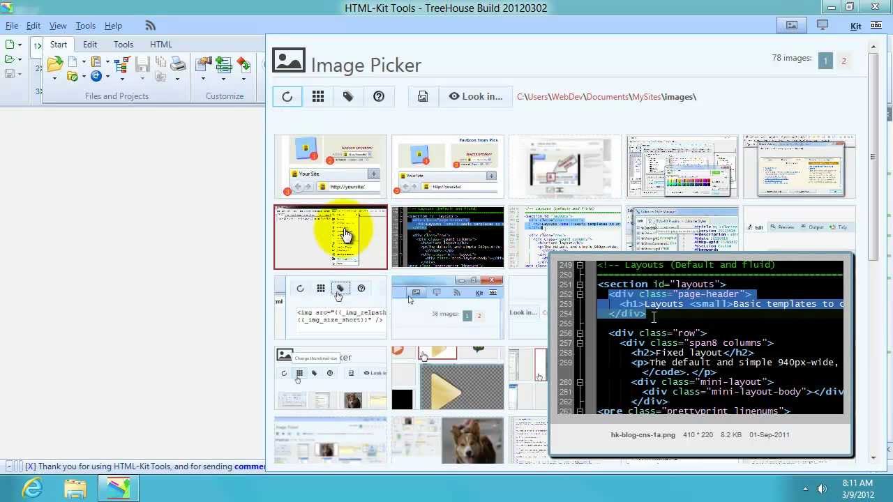 Windows 8 and HTML-Kit Tools - YouTube