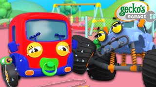 Baby Truck's Playground Accident | Gecko's Garage | Trucks For Children | Cartoons For Kids