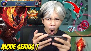 KETEMU COMBO MERESAHKAN TERPAKSA MODE SERIUS MARKOCOP DI AKTIFKAN - Mobile legends