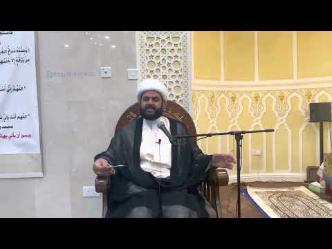 قال الامام علي ع من اطاع التواني ضيع الحقوق عنوان كلمة سماحة الشيخ فاضل الزاكي حفظه الله
