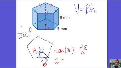 12.4 Volume of Regular Pentagonal Prism