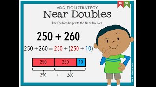 Addition - near doubles strategy