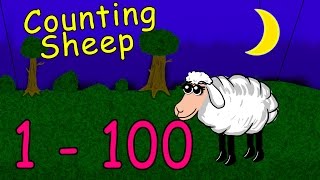 Counting Sheeps - Learn the numbers from 1 -100 in German - fast and easy