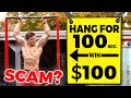 Is The Hang For 100 Seconds, Win $100 Challenge a SCAM? (and how to beat it)