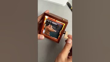 Custom Photo Flipbook Frame Animation Machine Hand-cranked Flipbook Box Photo Album with Light