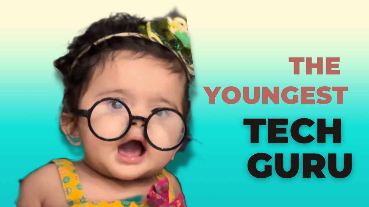 The Youngest & Cutest Tech Guru 😱  3.0 Techie vs NonTechie 😂