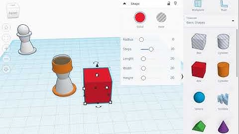 TinkerCAD tutorial   chess pieces - rook