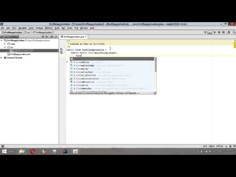 เขียนโปรแกรมแนะนำตัวด้วยโปรแกรม IntelliJ IDEA
