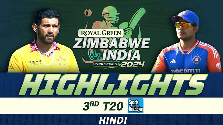 3rd T20 | Hindi | Highlights | India Tour Of Zimbabwe | 10th July 2024