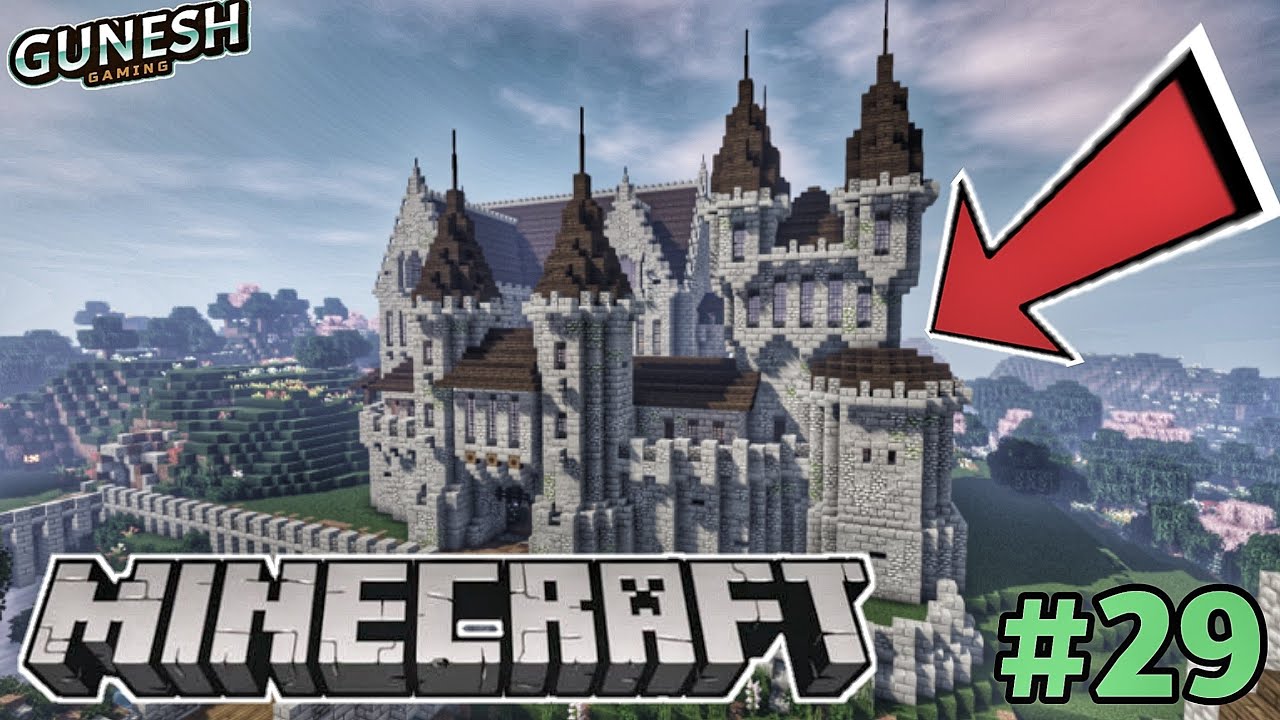 FINALLY I BUILD MY CASTLE IN MINECRAFT | HOW TO MAKE CASTLE IN ...