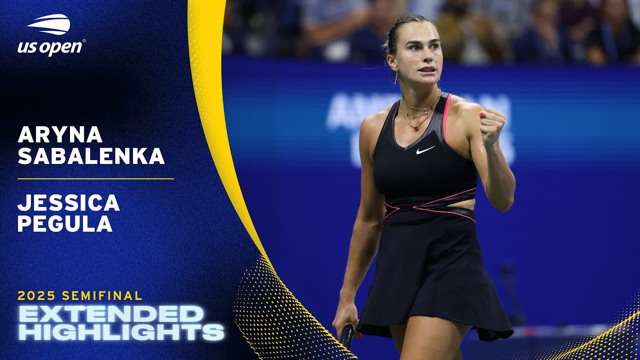 Aryna Sabalenka vs. Jessica Pegula Extended Highlights | 2025 US Open Semifinal