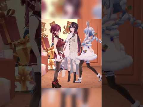 一人でブライダルドリームを歌う"これ" 扱いの女 #ホロライブ #宝鐘マリン #兎田ぺこら #AZKi #shorts