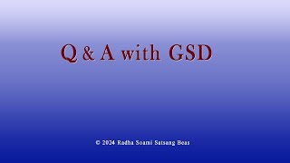 Q & A with GSD 127 with CC