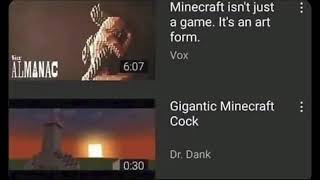 Minecraft is an art form
