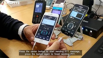 ProPTT2 iPhone App using earphone as PTT button