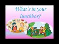 What&#39;s in Your Lunchbox? (за підручником І.В. Доценко)