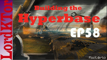 Factorio 0 16 Building the Hyperbase EP58 Yellow Science plastic take 1