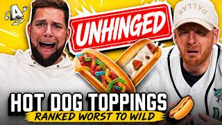 We Tried The WEIRDEST Hot Dog Toppings 🌭