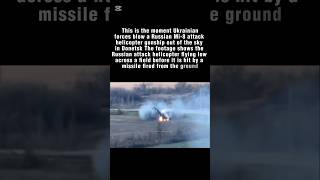 Ukrainian troops shoot down Russian attack helicopter in Donetsk #army #military #airforce #shorts