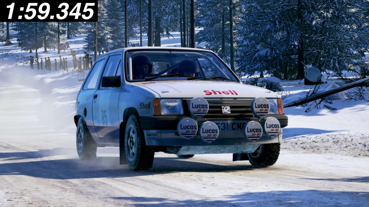Sweden | Älgsjön | Dry [H1 FWD/Nova] (1:59.345) [PS5] EA Sports WRC ...