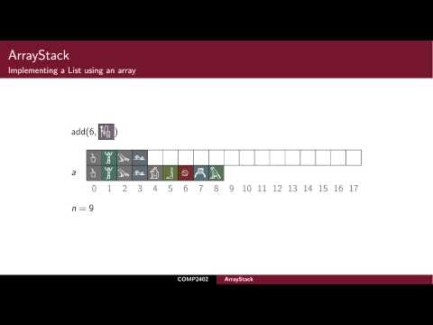 ArrayStack: Part I