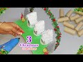 3 Budget Friendly Christmas craft idea with waste Empty rolls | DIY Christmas craft idea🎄149