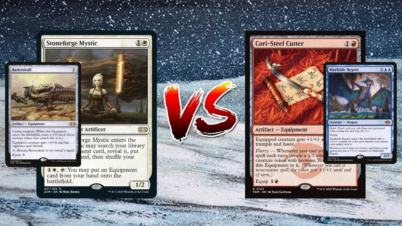 MTG Legacy Stoneblade VS UR Delver (Cori-Steel Cutter Vs Stoneforge Mystic)