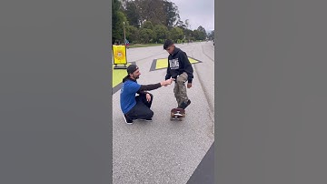 How to do an ollie the easiest way tutorial skate support.  #brailleskateboarding #skateboard #skate