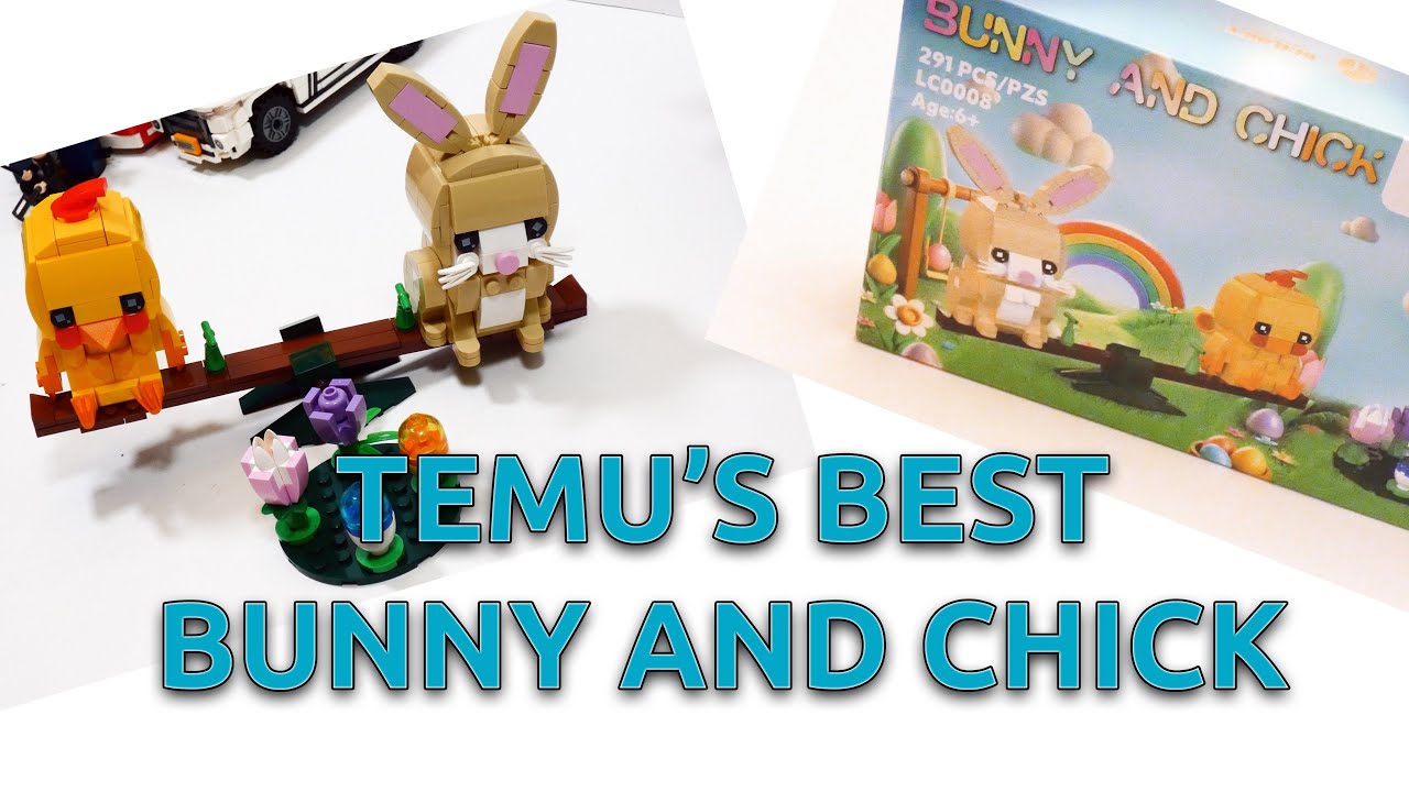 TEMU'S BEST: Easter Bunny and Chick Play on the Teeder Todder