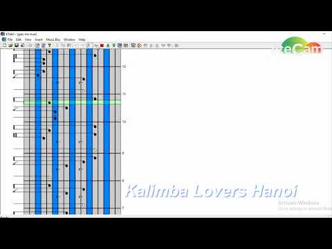 Video Hướng dẫn Kalimba - Tab Giấc mơ trưa ( đơn âm ) - youtube