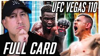 Download lagu UFC Vegas 110: Garcia vs. Onama FULL CARD Predictions and Bets