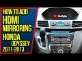 How To Add HDMI Smartphone Mirroring Honda Odyssey 2011-2013 NavTool Video Interface Apple CarPlay