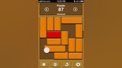 Unblock me solutions advanced level 87