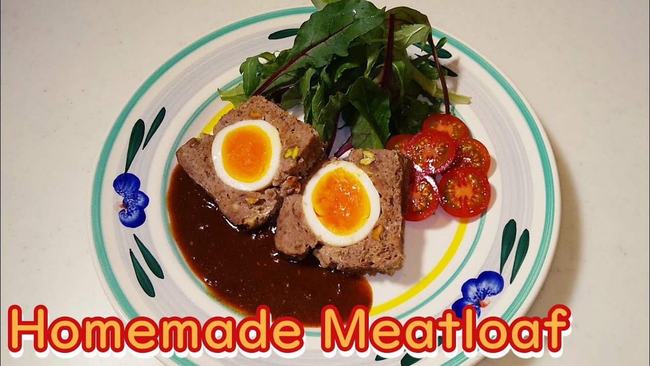 オーブントースターで焼くミートローフの作り方 Homemade Meatloaf Recipe Youtube