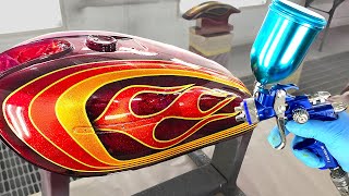 How to paint multi color candy painting on metal flake / Painting method candy paint tutorial by custom z warriorz 132,199 views 2 years ago 15 minutes