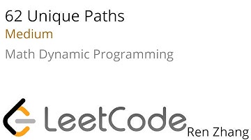 Leetcode 62 Unique Paths