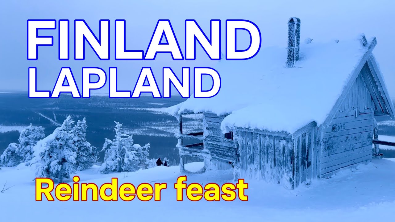 Finland, Lapland 🇫🇮 |4K| Reindeer Feast