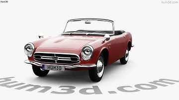 Honda S800 1971 3D model by 3DModels.org