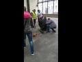 Zásah policie proti narkomanovi na Masarykově nádraží v Praze