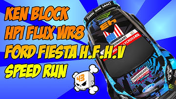 HPI Ken Block Ford Fiesta WR8 Flux Speed Run August 2015 Sony AS100V Ghost Drift S