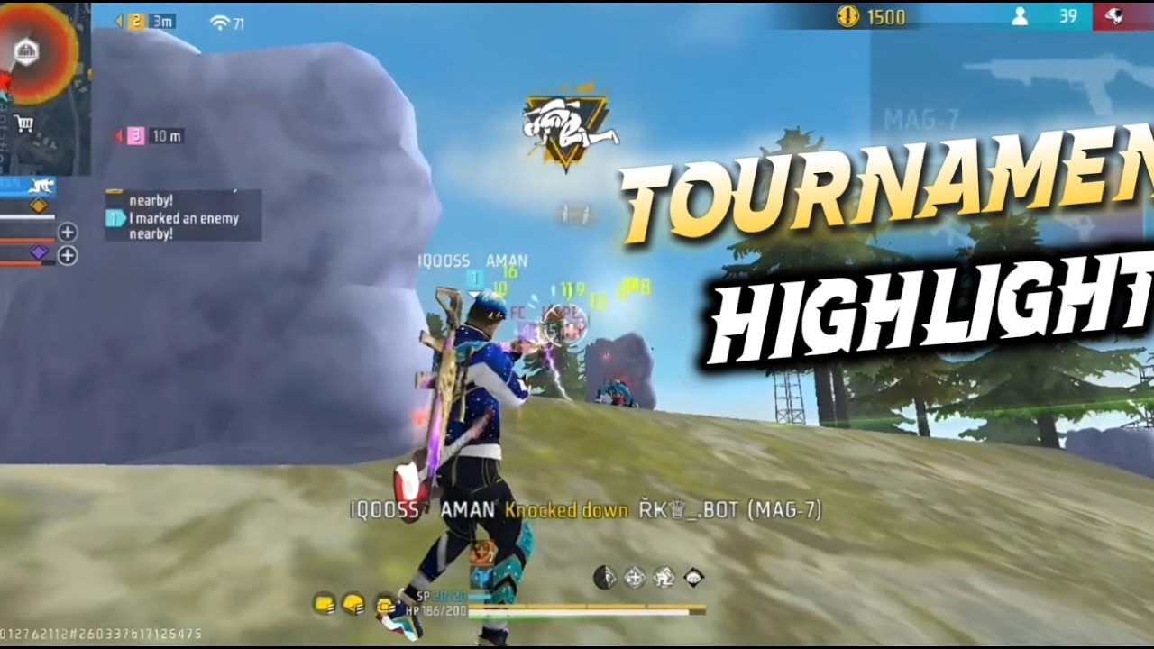 TEAM ? | FREE FIRE TOURNAMENT HIGHLIGHT GAMEPLAY 🏆 IQOOSS AMAN 🥷