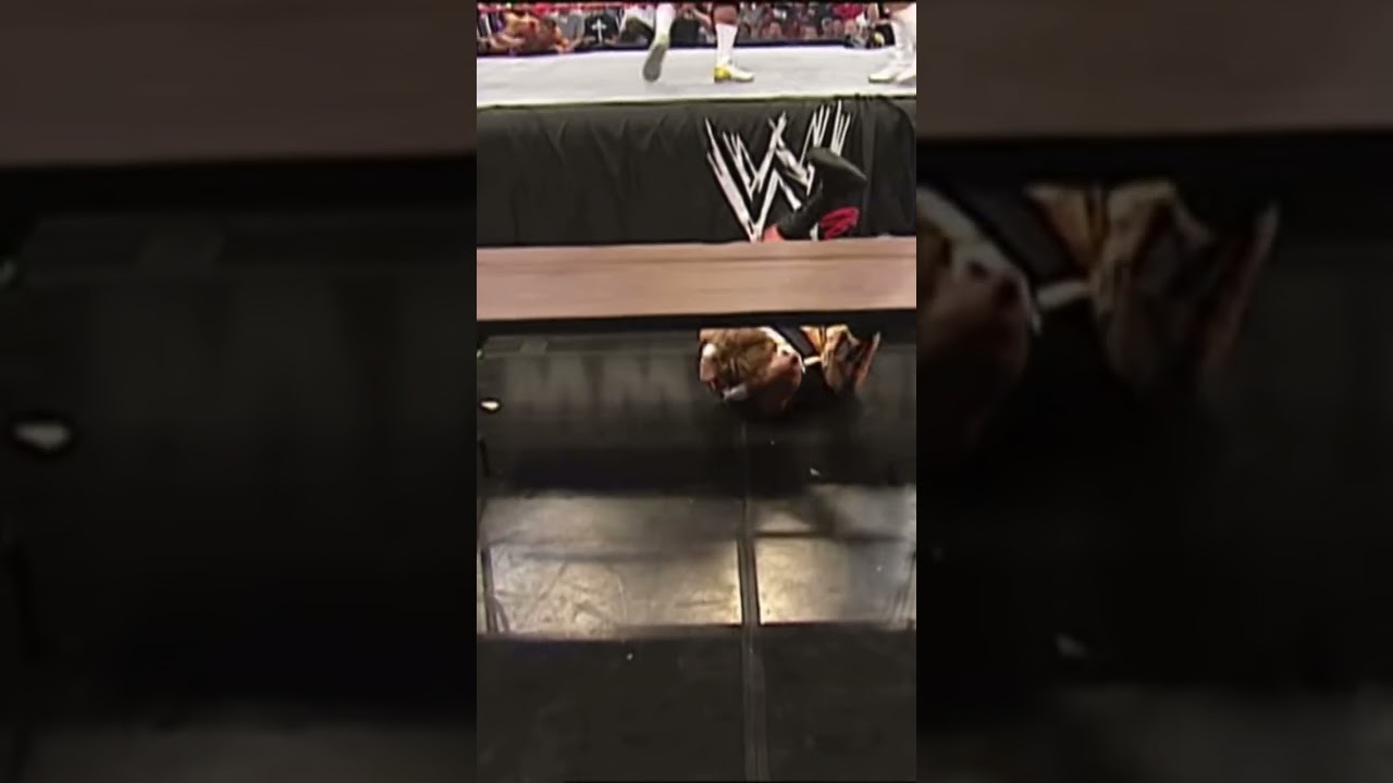 Spike Dudley Hits Head On Table