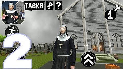 Nun Neighbor Escape From Evil - Level 2 Gameplay Walkthrough PART 2 (iOS, Android)