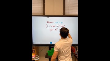 Factor an extremely difficult polynomial 4x^4 + 81. #mathtricks #maths