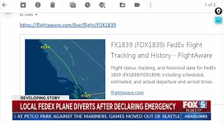 Local FedEx Plane Diverted After Declaring Emergency